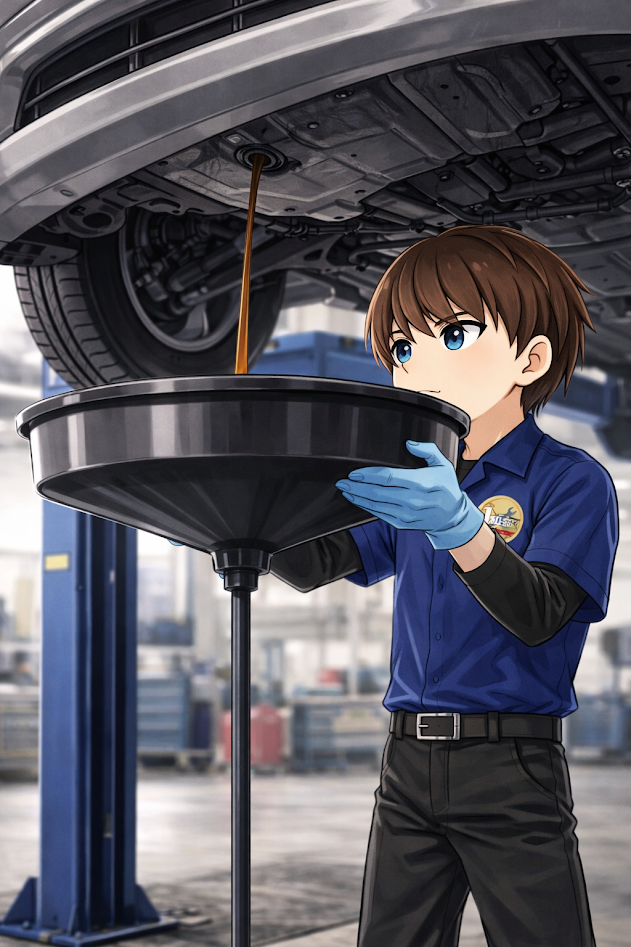 栃木県壬生町でのオイル交換は安納自動車へ